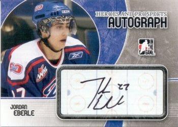 2007-08 In The Game Heroes and Prospects - Autographs #A-JE Jordan Eberle  Front