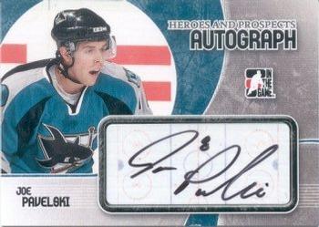 2007-08 In The Game Heroes and Prospects - Autographs #A-JPV Joe Pavelski  Front