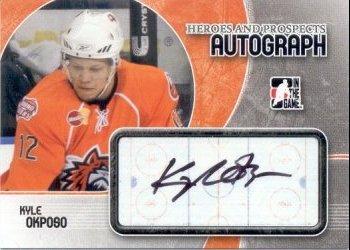 2007-08 In The Game Heroes and Prospects - Autographs #A-KO Kyle Okposo  Front