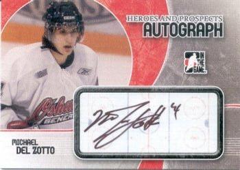 2007-08 In The Game Heroes and Prospects - Autographs #A-MDZ Michael Del Zotto  Front