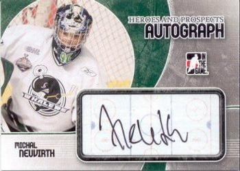 2007-08 In The Game Heroes and Prospects - Autographs #A-MN Michal Neuvirth  Front