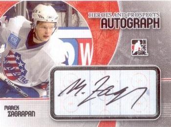 2007-08 In The Game Heroes and Prospects - Autographs #A-MZ Marek Zagrapan  Front