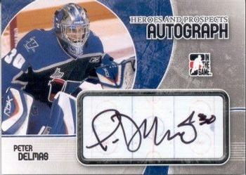 2007-08 In The Game Heroes and Prospects - Autographs #A-PD Peter Delmas  Front