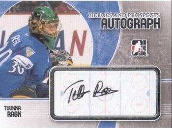 2007-08 In The Game Heroes and Prospects - Autographs #A-TR Tuukka Rask  Front