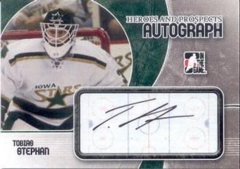 2007-08 In The Game Heroes and Prospects - Autographs #A-TS Tobias Stephan  Front