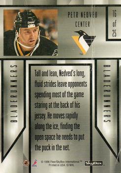 1996-97 SkyBox Impact - BladeRunners #16 Petr Nedved Back