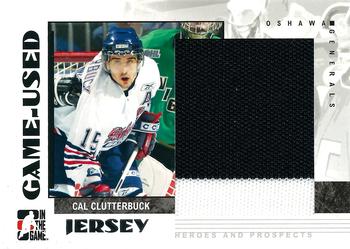 2007-08 In The Game Heroes and Prospects - Jerseys #GUJ-16 Cal Clutterbuck  Front