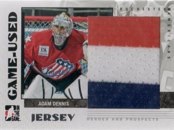 2007-08 In The Game Heroes and Prospects - Jerseys #GUJ-41 Adam Dennis  Front