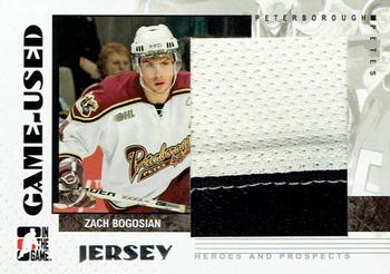 2007-08 In The Game Heroes and Prospects - Jerseys #GUJ-68 Zach Bogosian  Front