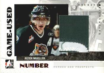 2007-08 In The Game Heroes and Prospects - Numbers #GUN-13 Peter Mueller  Front