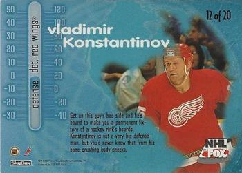 1996-97 SkyBox Impact - NHL on FOX #12 Vladimir Konstantinov Back