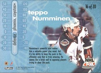 1996-97 SkyBox Impact - NHL on FOX #16 Teppo Numminen Back