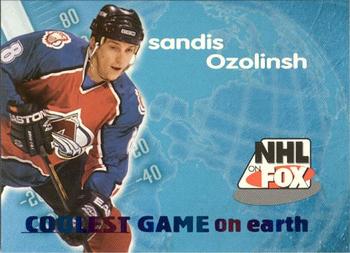 1996-97 SkyBox Impact - NHL on FOX #17 Sandis Ozolinsh Front