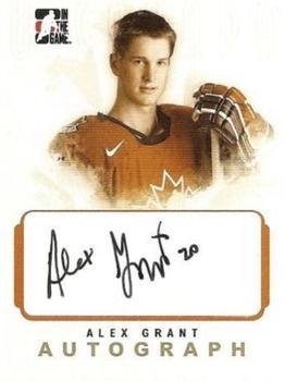 2007-08 In The Game O Canada - Autographs #A-AG Alex Grant  Front