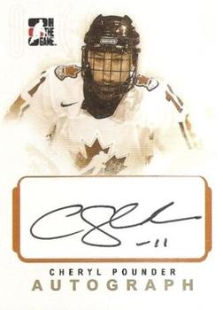 2007-08 In The Game O Canada - Autographs #A-CPD Cheryl Pounder  Front