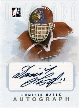 2007-08 In The Game O Canada - Autographs #A-DHA Dominik Hasek Front