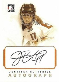 2007-08 In The Game O Canada - Autographs #A-JB Jennifer Botterill  Front