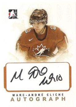 2007-08 In The Game O Canada - Autographs #A-MAC1 Marc-Andre Cliche Front