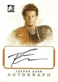 2007-08 In The Game O Canada - Autographs #A-TC Trevor Cann  Front
