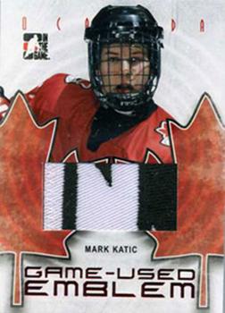 2007-08 In The Game O Canada - Emblems #GUE-15 Mark Katic  Front