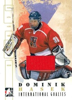 2007-08 In The Game O Canada - International Goalies Jerseys #IG04 Dominik Hasek  Front