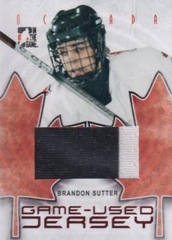 2007-08 In The Game O Canada - Game-Used Jerseys #GUJ-04 Brandon Sutter  Front