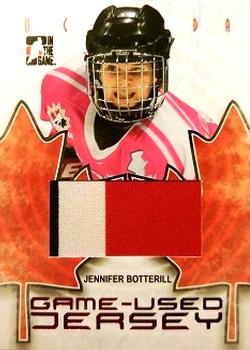 2007-08 In The Game O Canada - Game-Used Jerseys #GUJ-35 Jennifer Botterill  Front