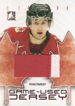2007-08 In The Game O Canada - Game-Used Jerseys #GUJ-59 Ryan Parent  Front
