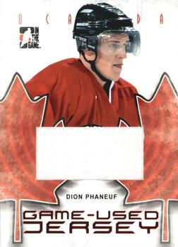 2007-08 In The Game O Canada - Game-Used Jerseys #GUJ-80 Dion Phaneuf  Front