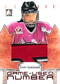 2007-08 In The Game O Canada - Game-Used Numbers #GUN-42 Vicky Sunohara  Front
