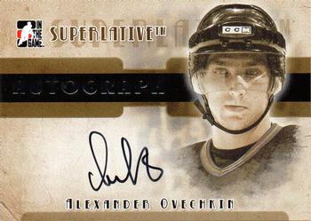 2007-08 In The Game Superlative - Autographs Silver #A-AO Alexander Ovechkin  Front