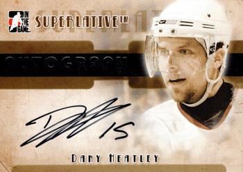 2007-08 In The Game Superlative - Autographs Silver #A-DH1 Dany Heatley  Front