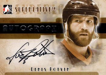 2007-08 In The Game Superlative - Autographs Silver #A-DP Denis Potvin  Front