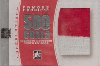 2007-08 In The Game Superlative - Famous Fabrics 500 Goals Silver #FFG-30 Brendan Shanahan  Front