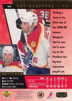 1996-97 SP #66 Ray Sheppard Back