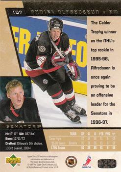 1996-97 SP #107 Daniel Alfredsson Back