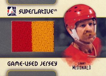 2007-08 In The Game Superlative - Jerseys Gold #GUJ70 Lanny McDonald  Front