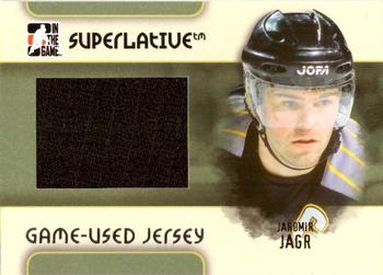 2007-08 In The Game Superlative - Jerseys Silver #GUJ16 Jaromir Jagr Front