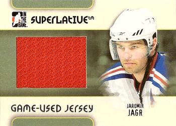 2007-08 In The Game Superlative - Jerseys Silver #GUJ24 Jaromir Jagr Front