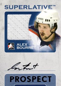 2007-08 In The Game Superlative - Prospects Jerseys Autographs Silver #SP-AB Alex Bourret  Front