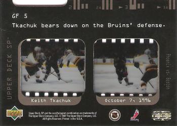 1996-97 SP - NHL Game Film #GF5 Keith Tkachuk Back