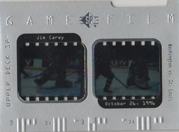 1996-97 SP - NHL Game Film #GF13 Jim Carey Front