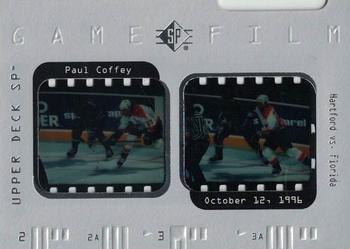 1996-97 SP - NHL Game Film #GF19 Paul Coffey Front