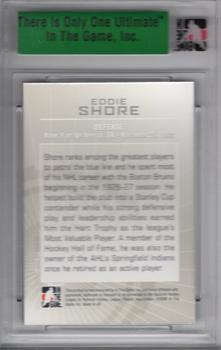 2007-08 In The Game Ultimate Memorabilia #7 Eddie Shore  Back