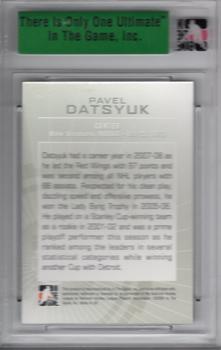 2007-08 In The Game Ultimate Memorabilia #48 Pavel Datsyuk  Back