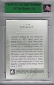 2007-08 In The Game Ultimate Memorabilia #56 Cam Neely  Back
