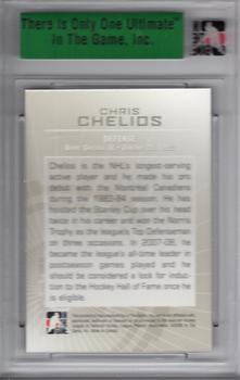2007-08 In The Game Ultimate Memorabilia #57 Chris Chelios  Back
