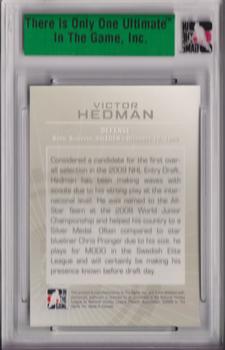 2007-08 In The Game Ultimate Memorabilia #96 Victor Hedman  Back