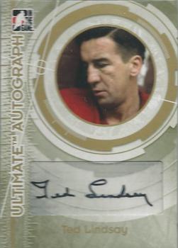 2007-08 In The Game Ultimate Memorabilia - Autos Gold #40 Ted Lindsay  Front
