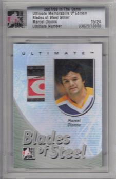 2007-08 In The Game Ultimate Memorabilia - Blades of Steel #14 Marcel Dionne  Front
